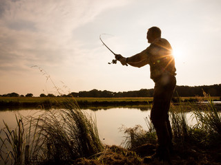 Angler im Seenland Oder-Spree