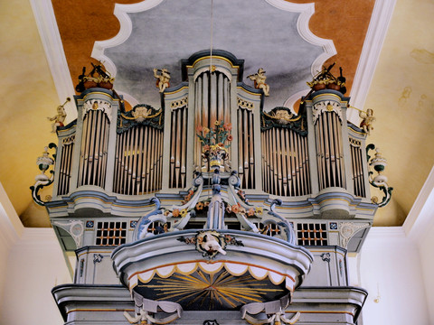Orgel in der Barockkirche Eckenhagen