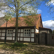 Vorderansicht des Ferienhaus Landlaune in Neulewin