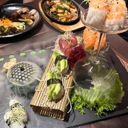 Sushi-Platte im Restaurant Blesses Royal