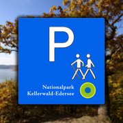 Wanderparkplatz Nationalpark Kellerwald-Edersee Logo