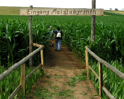 Maislabyrinth Edersee