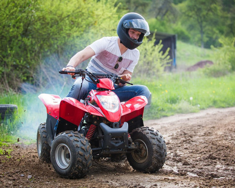 Quadfahren an der Sommerrodelbahn