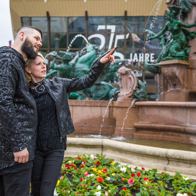 Besucher beim Wave Gotik Treffen Leipzig - Veranstaltungen in Leipzig