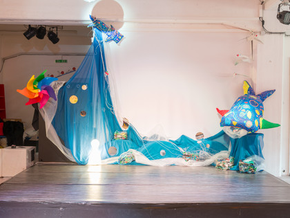 Aha_Museum-Buehne Bühne im Aha-MuseumStage at the Aha MuseumScene på Aha-museetPodium in het Aha Museum