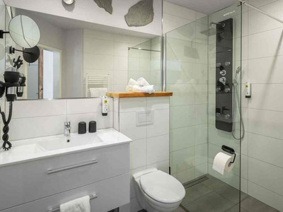 Bodetaler Basecamp Lodge in Neuwerk - Bad