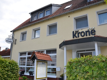 Restauranteingang Hotel zur Krone in Salzgitter-Hallendorf
