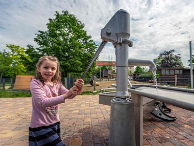 Wasserspielplatz im Bürgerpark Wernigerode