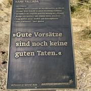 Kunststele Hans Fallada Kunststele Hans Fallada