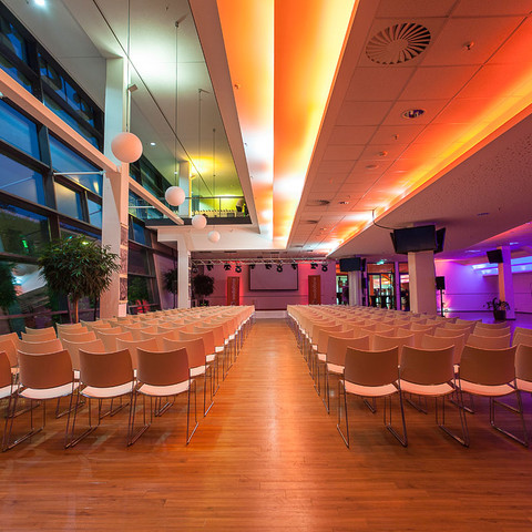 Congress area Kongress-Bereich im Rudolf Harbig StadionCongress area in the Rudolf Harbig Stadium