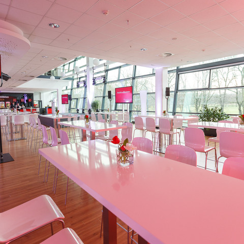 Congress area Kongress-Bereich im Rudolf Harbig StadionCongress area in the Rudolf Harbig Stadium