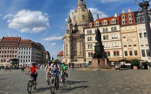 Radtour Radtour entlang der FrauenkircheBike tour along the Frauenkirche