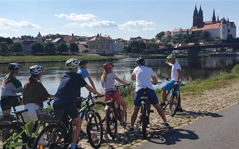 Radtour Radtour durch MeißenBike tour through Meissen