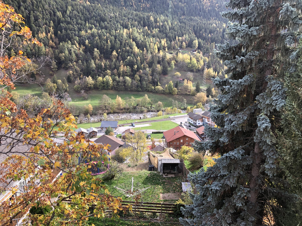Aussicht Richtung Mörel Bahnhof