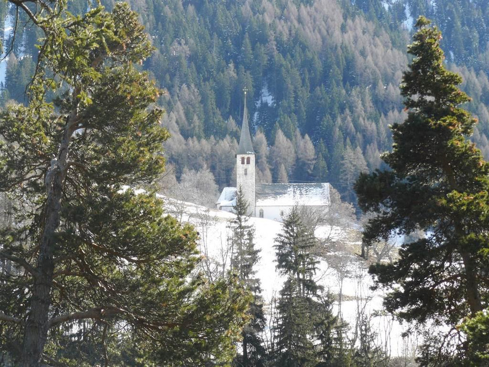 Aussicht, Winter vom Balkon Richtung Ost