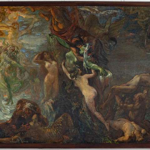 Ölgemälde Rittersaal