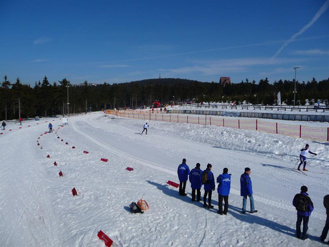Skiloipen und Stadion in Oberwiesenthal