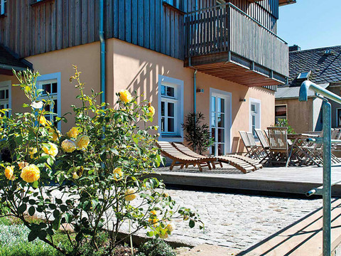 Terrasse am Ferienhaus Winterbergblick