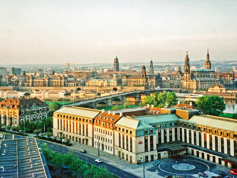 Hotel Bellevue von oben