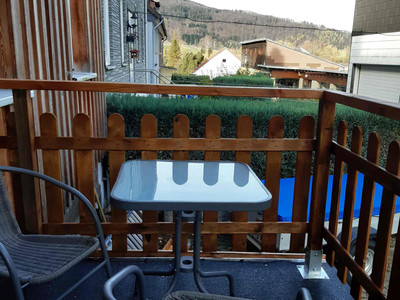 Ferienwohnung am Kroatenbach in Lautenthal - Balkon