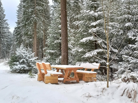 Rastplatz nahe Vogtlandsee
