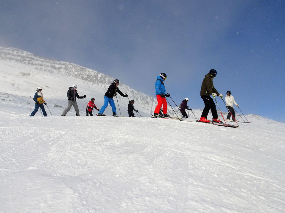 Skiifahren auf Fiescheralp