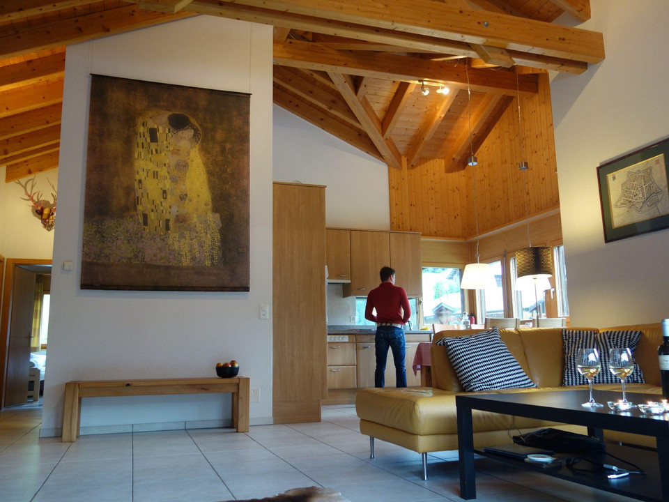 Wohnzimmer und Küche