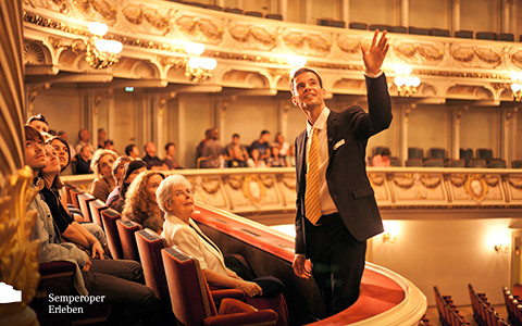 Führung Führung durch die SemperoperGuided tour of the Semperoper opera house