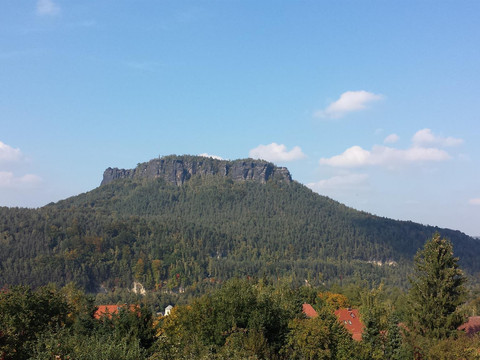 Blick auf den Lilienstein