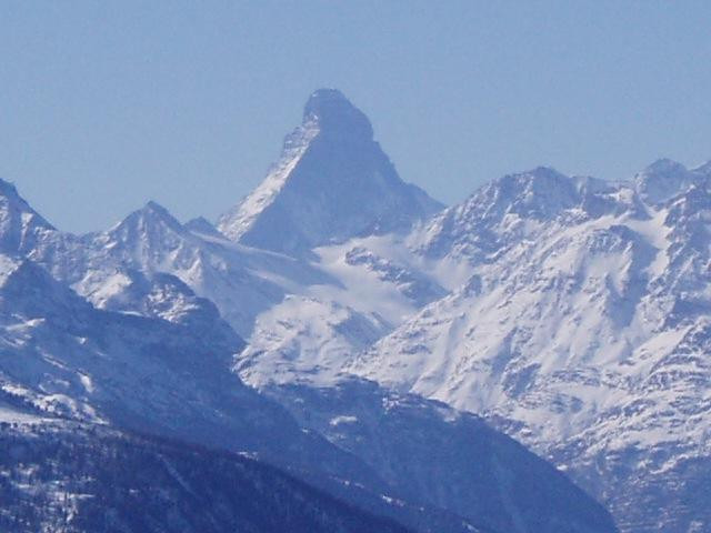 Riederalp,Aussicht zum Matterhorn