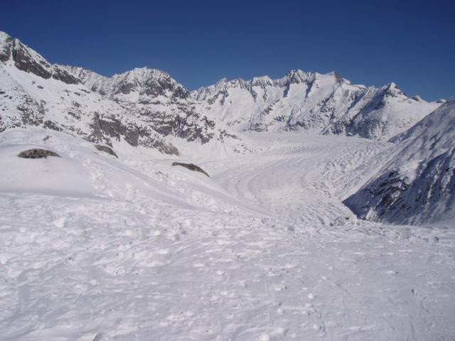 Aletschgletscher im Winter