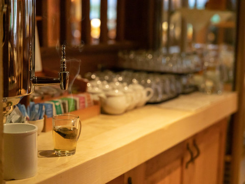 Frühstücksbuffet- mit Teestation