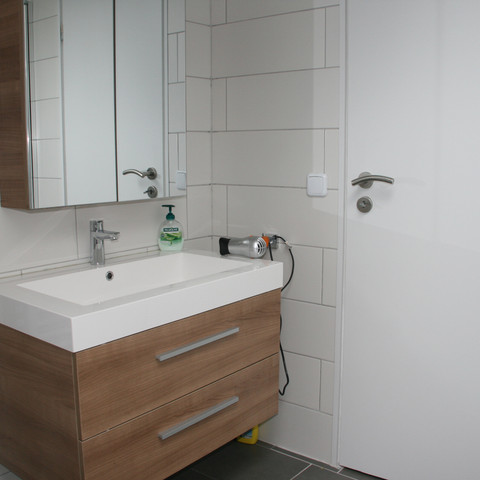 Ferienwohnung Kuckuck Bad Waschbecken Ferienwohnung Kuckuck Bad Waschbecken