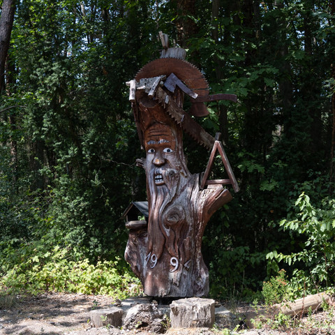 Hölzerner Mann, EifelSpur zwischen Ville und Eifel