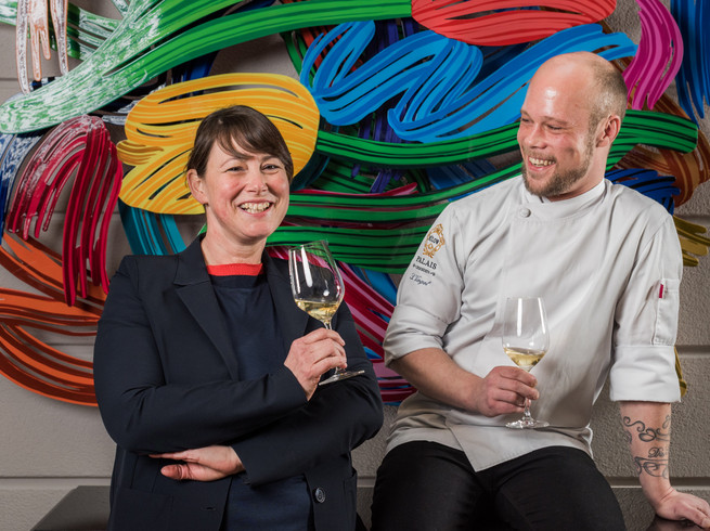 Jana Schellenberg and Sven Vogel Gastronomieteam Jana Schellenberg und Sven Vogel des Bülow Palais Catering team Jana Schellenberg and Sven Vogel from Bülow Palais