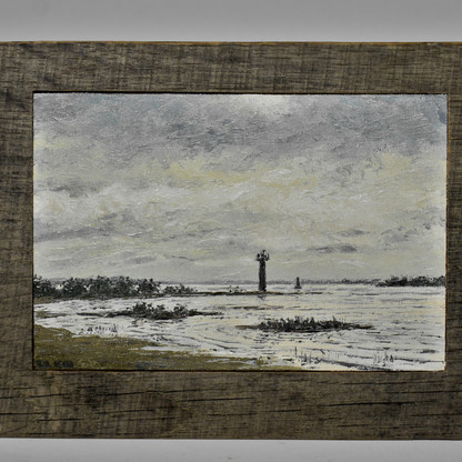 Kunst_Atelier Strandgang_Winter an der Elbe