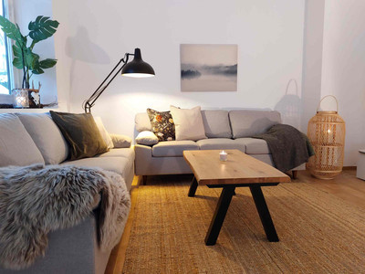 Ferienwohnungsvermietung Sandra Fricke-Zeiss in Bad Harzburg - Wohnzimmer Ferienwohnung Wiesengrund 2