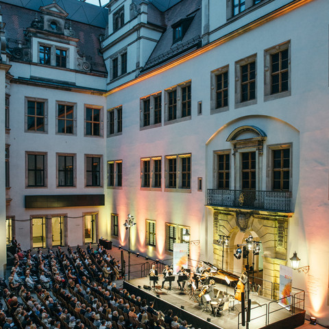 Small courtyard Kleiner Schlosshof im ResidenzschlossSmall courtyard in the Royal Palace