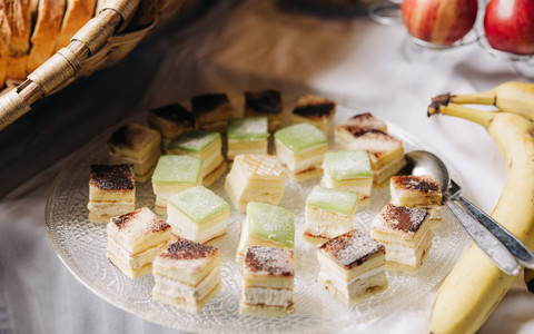 Sucreries sur le buffet du brunch