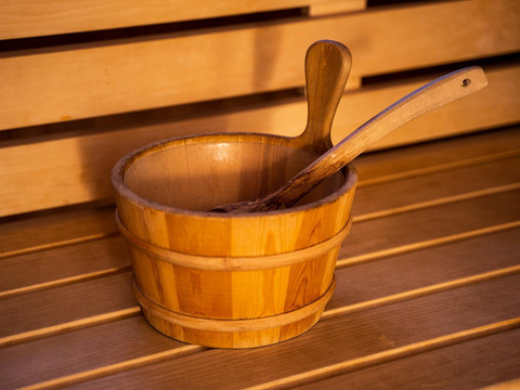 Möglichkeit für Sauna- Aufguss