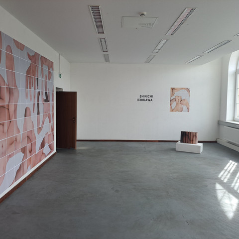 Blue Factory: Project space with exhibition Blaue Fabrik: Projektraum mit AusstellungBlue Factory: Project space with exhibition