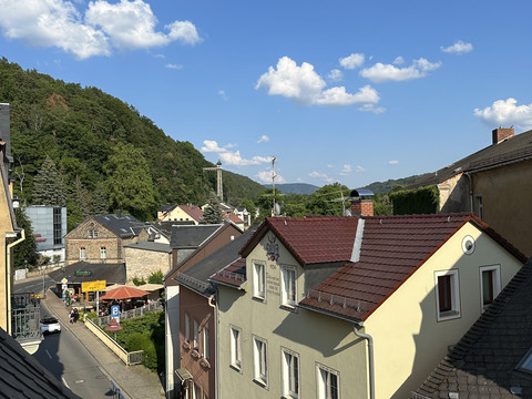 über den Dächern von Bad Schandau