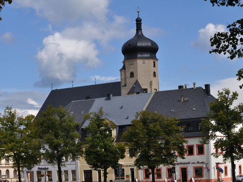 Blick vom Markt zur Marienkirche