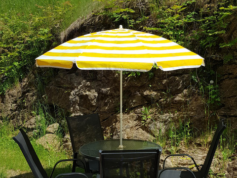 Sitzplatz im Grünen