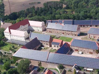 Sonnenschloss Walbeck - Luftaufnahme