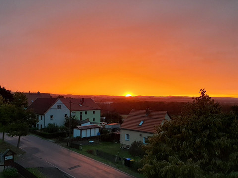 Blick aus dem Wohnzimmer