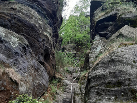 Aufgang zum Pfaffenstein