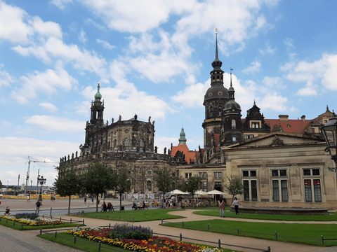 Dresden - Blick zum Residenzschloß