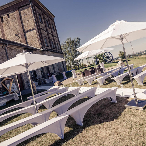Außenbereich Marienschacht Bannewitz mit Blick Richtung Dresden