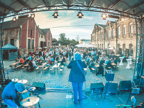 Open-air version at the Old Slaughterhouse in Dresden Open-air version at the Old Slaughterhouse in Dresden